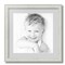 ArtToFrames 17x17" Matted Picture Frame with 13x13" Single Mat Photo Opening Framed in 1.25" White and 2" Mat (FWM-4098-17x17)